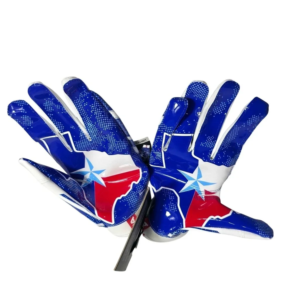 Under Armour UA F8 Receiver Football Gloves Texas Lonestar State LE Men's XL NWT